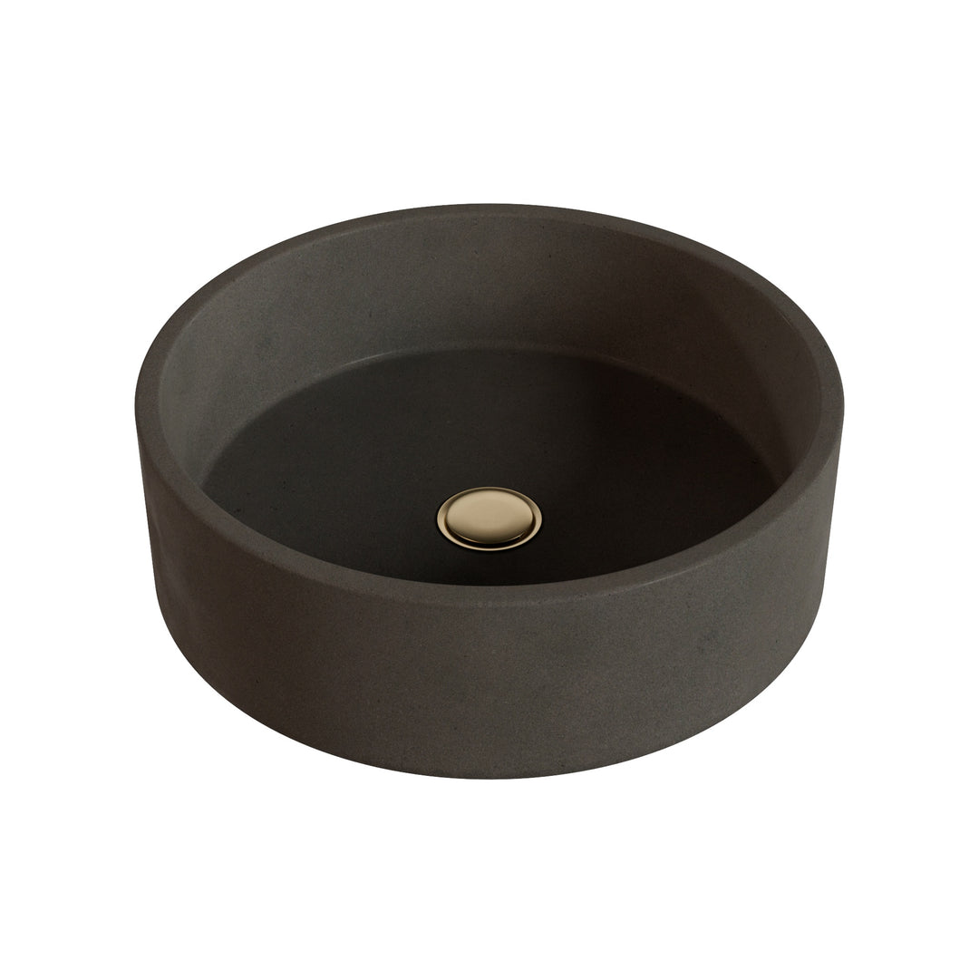 Luffy Circle Vessel Powder Sink - 16.5"