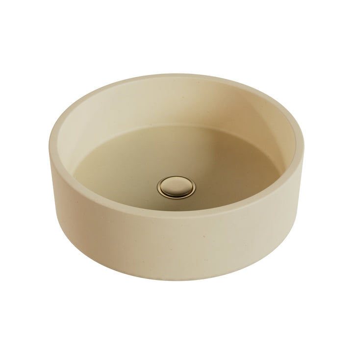 Luffy Circle Vessel Powder Sink - 16.5"