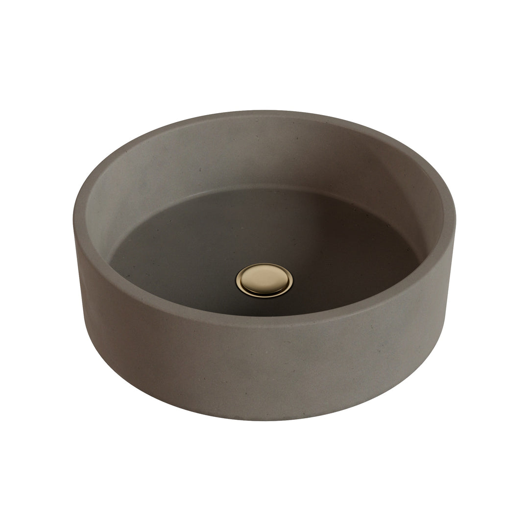 Luffy Circle Vessel Powder Sink - 16.5"