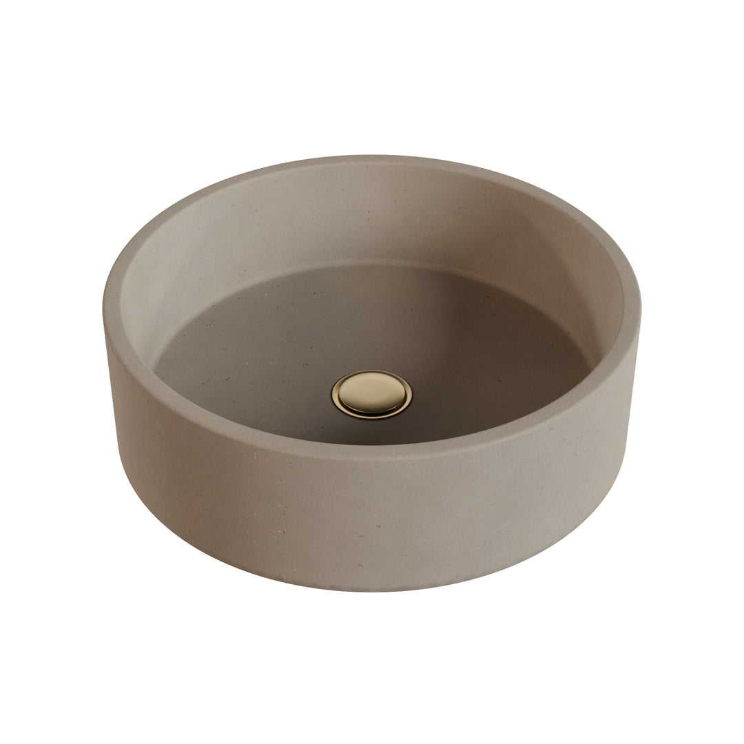 Luffy Circle Vessel Powder Sink - 16.5"