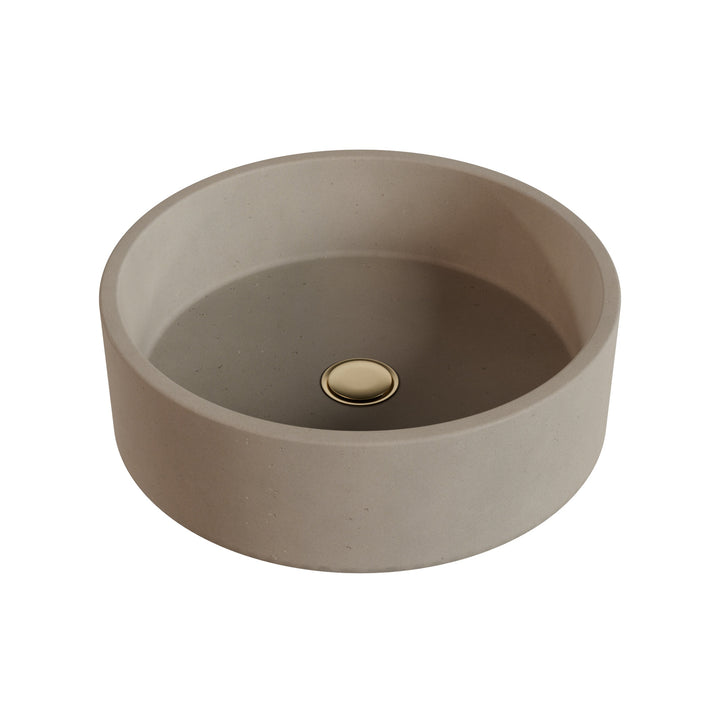 Luffy Circle Vessel Powder Sink - 16.5"