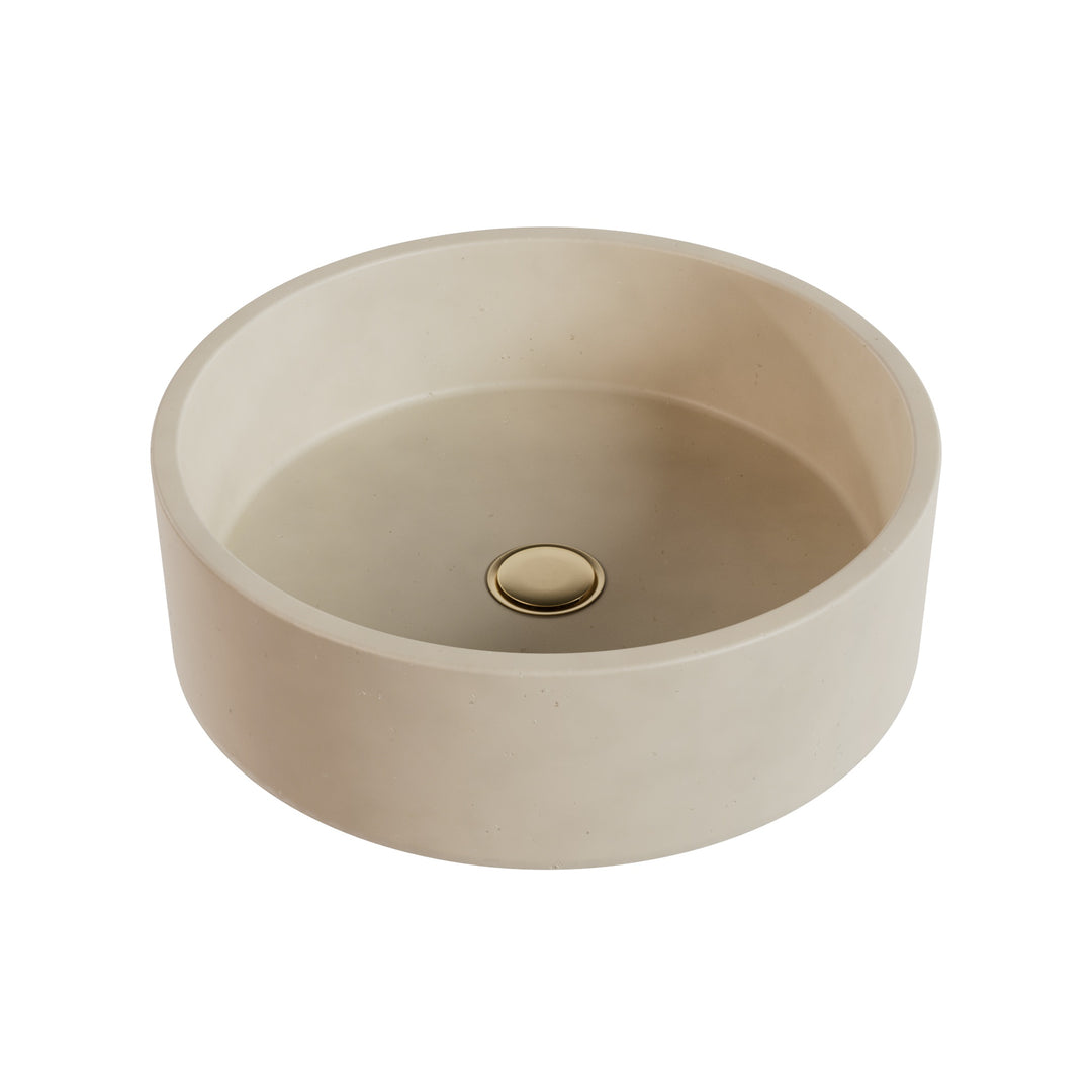 Luffy Circle Vessel Powder Sink - 16.5"