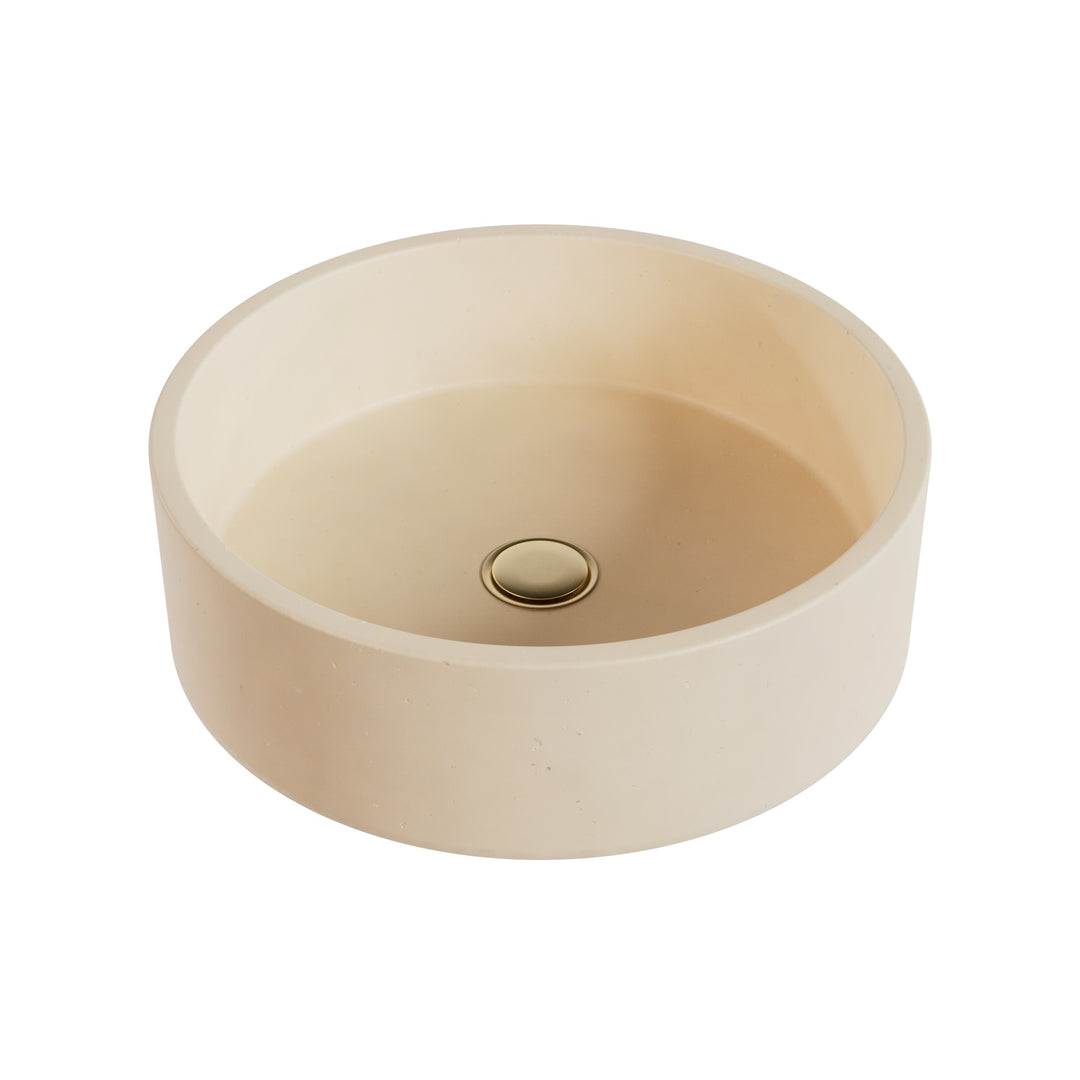 Luffy Circle Vessel Powder Sink - 16.5"