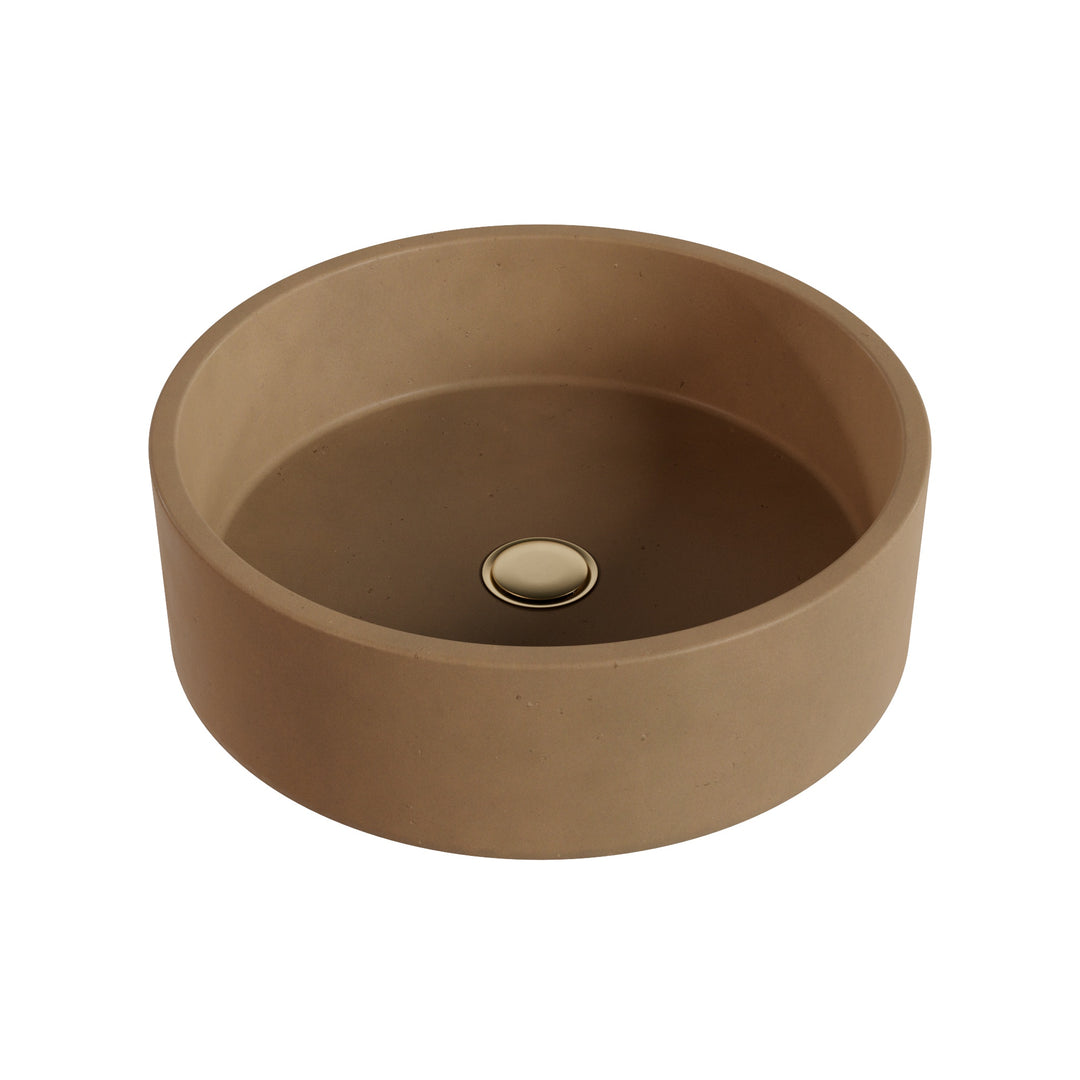 Luffy Circle Vessel Powder Sink - 16.5"