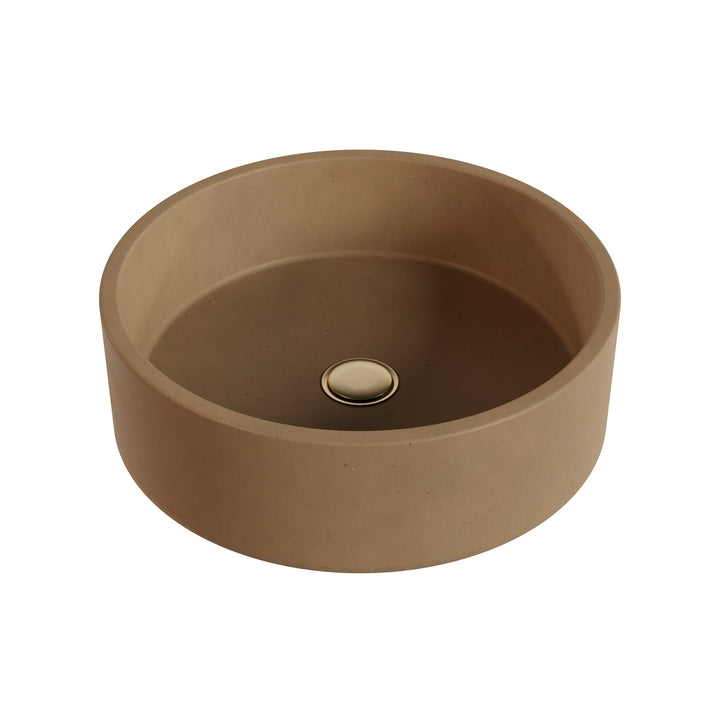 Luffy Circle Vessel Powder Sink - 16.5"