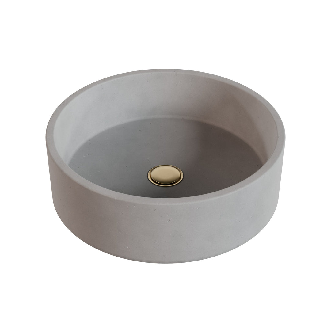 Luffy Circle Vessel Powder Sink - 16.5"