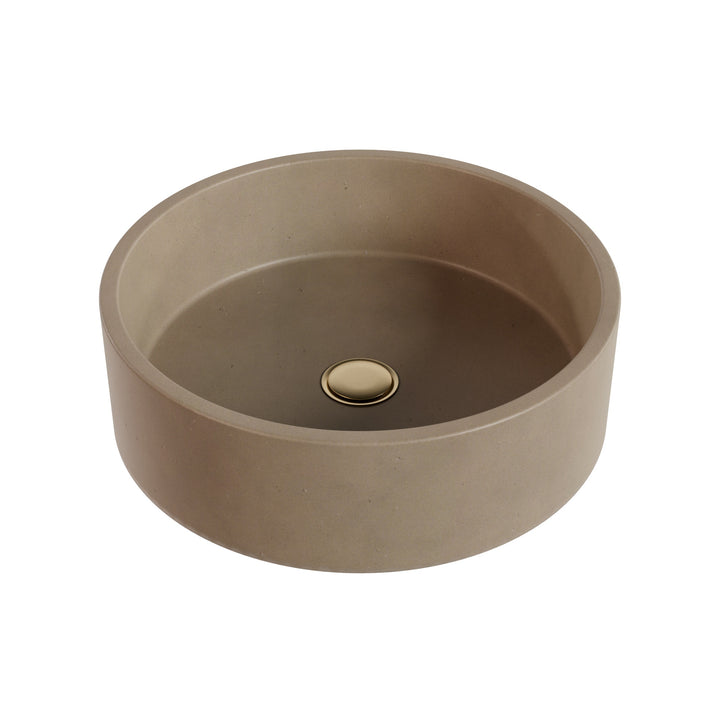 Luffy Circle Vessel Powder Sink - 16.5"