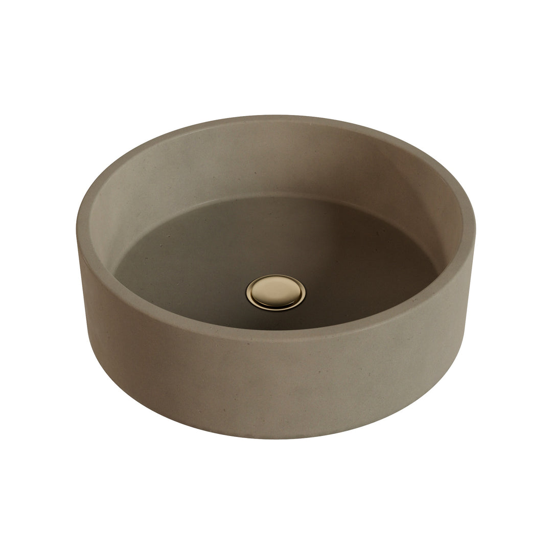 Luffy Circle Vessel Powder Sink - 16.5"