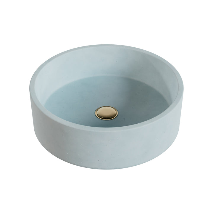 Luffy Circle Vessel Powder Sink - 16.5"
