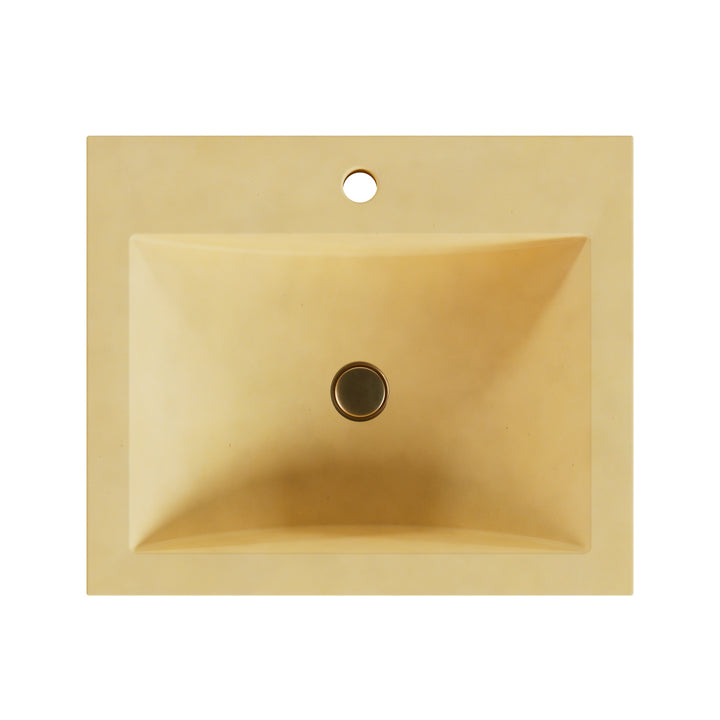 Nero Barrel Drop-In Faucet Ledge Sink - 22"