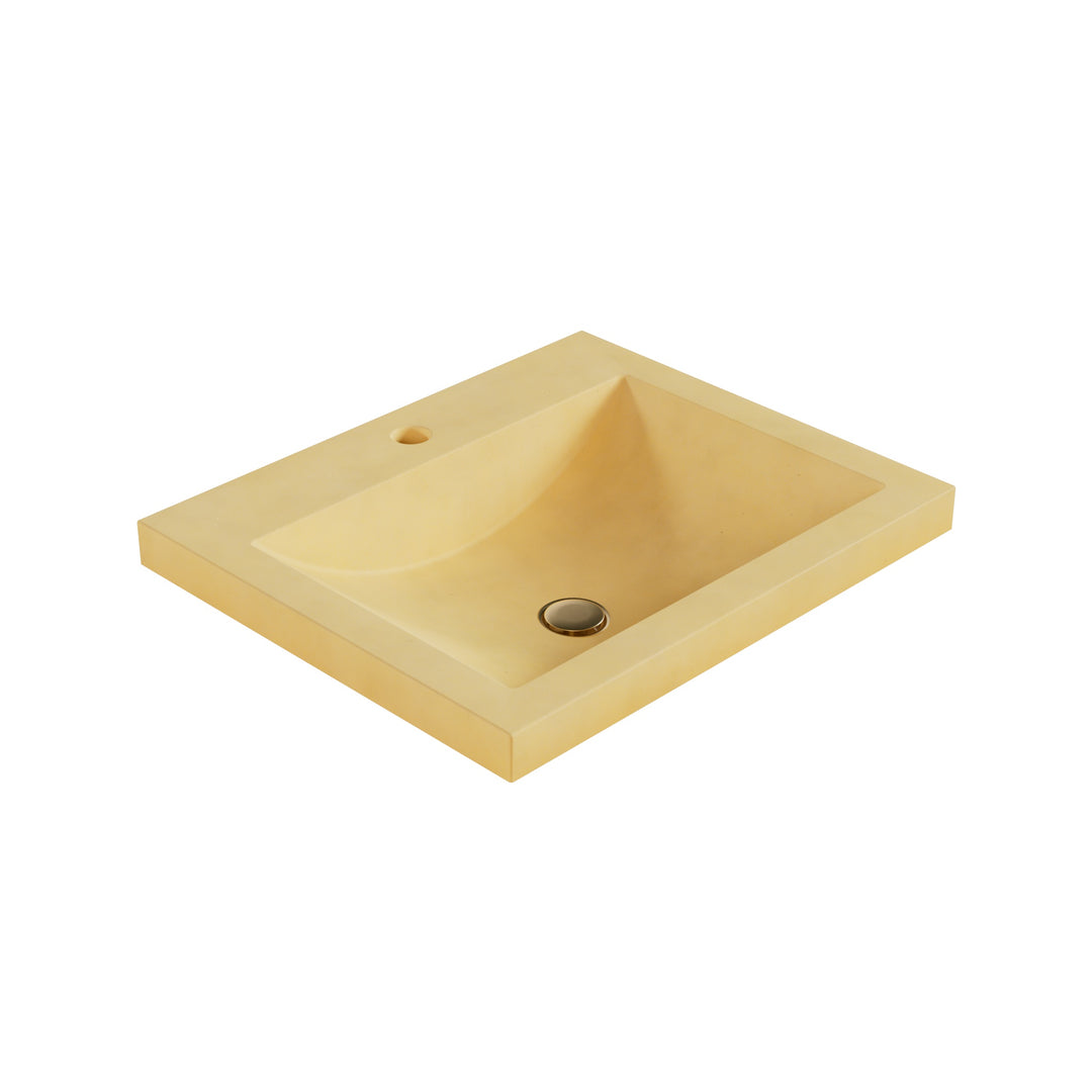Nero Barrel Drop-In Faucet Ledge Sink - 22"