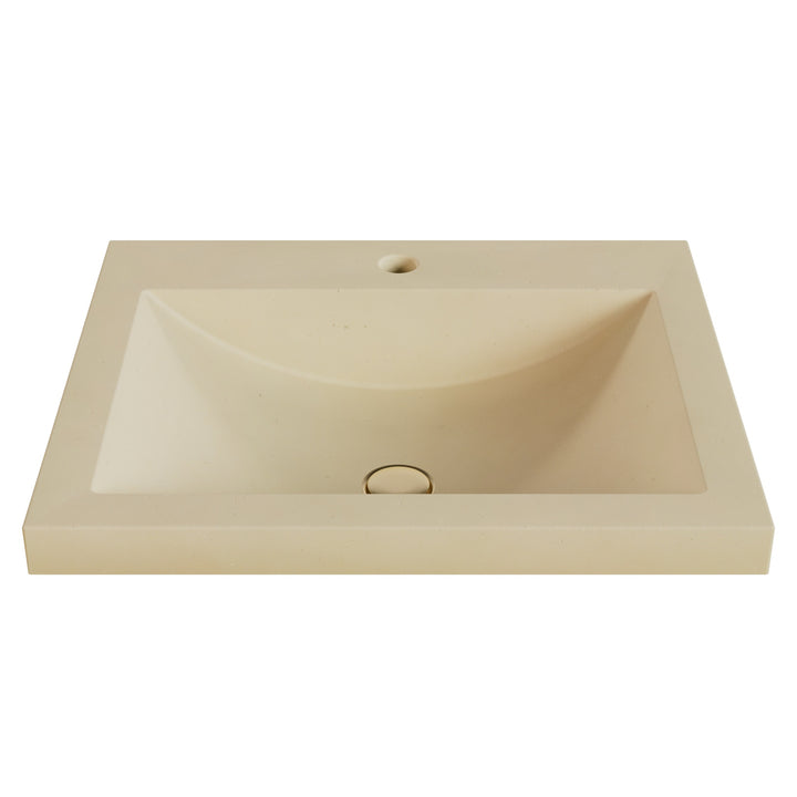 Nero Barrel Drop-In Faucet Ledge Sink - 22"