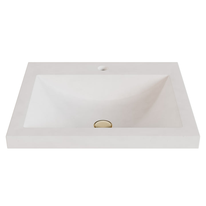 Nero Barrel Drop-In Faucet Ledge Sink - 22"
