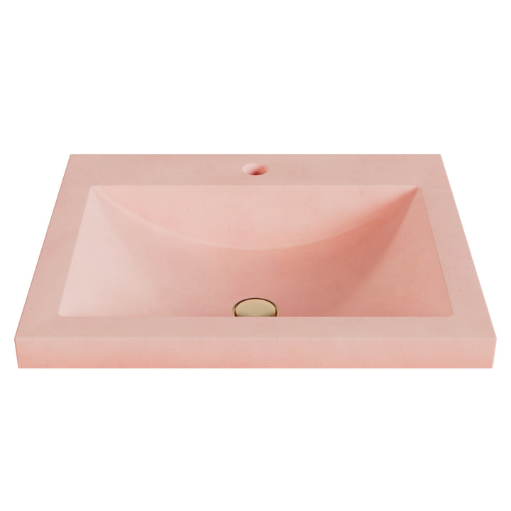 Nero Barrel Drop-In Faucet Ledge Sink - 22"