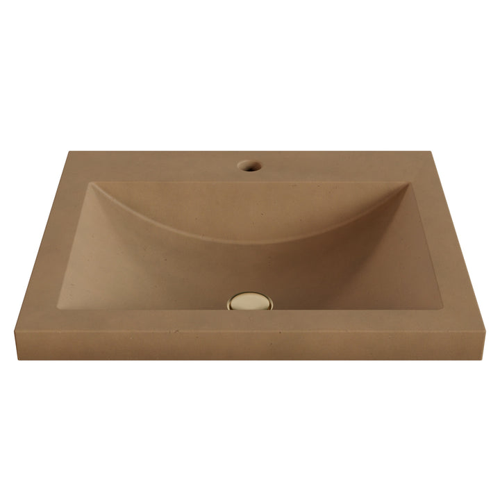 Nero Barrel Drop-In Faucet Ledge Sink - 22"