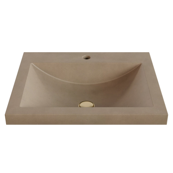 Nero Barrel Drop-In Faucet Ledge Sink - 22"