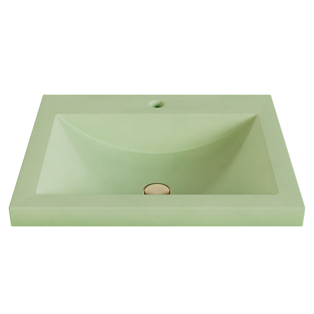 Nero Barrel Drop-In Faucet Ledge Sink - 22"