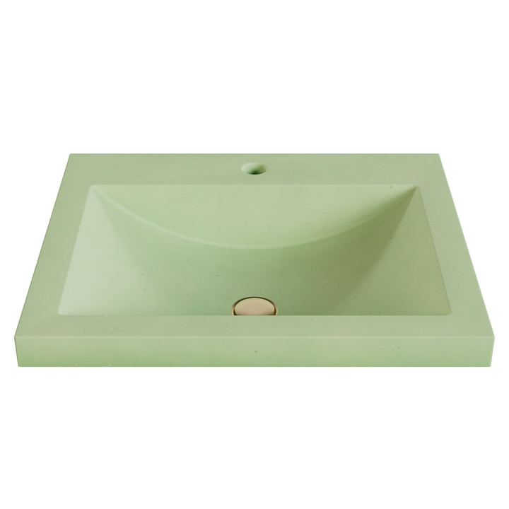 Nero Barrel Drop-In Faucet Ledge Sink - 22"