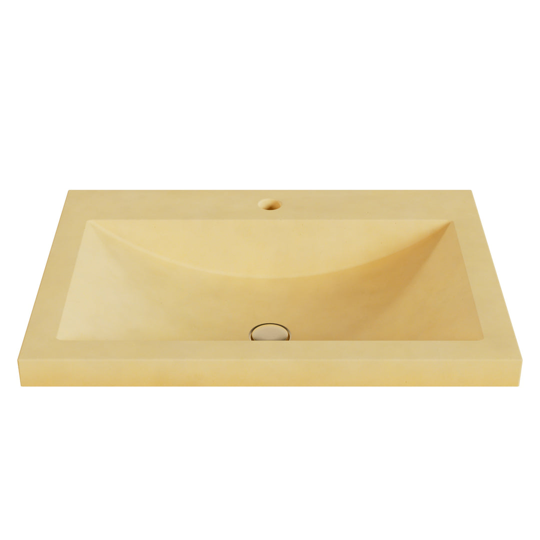 Nero Barrel Drop-In Faucet Ledge Sink - 26"