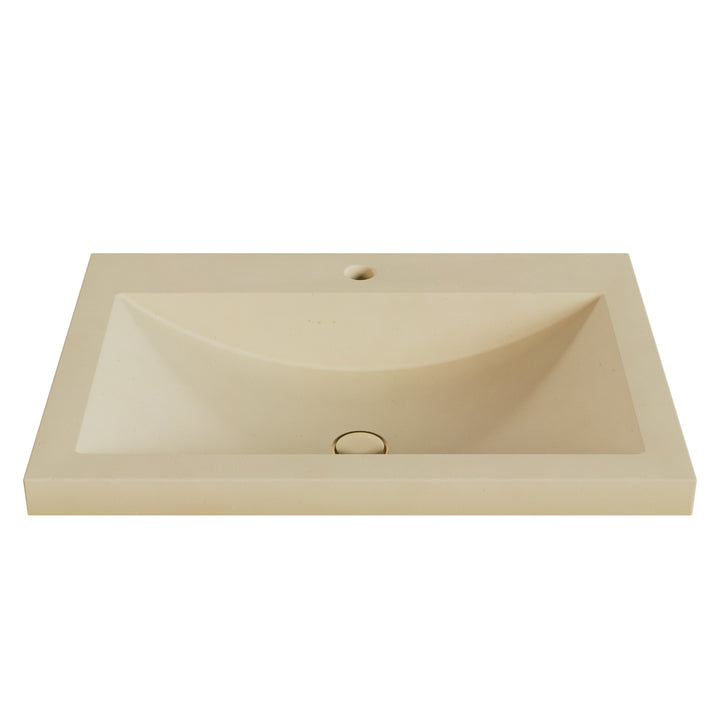 Nero Barrel Drop-In Faucet Ledge Sink - 26"
