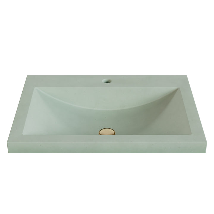Nero Barrel Drop-In Faucet Ledge Sink - 26"