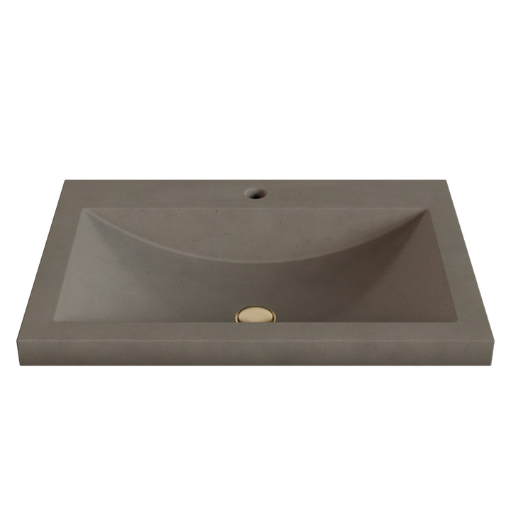 Nero Barrel Drop-In Faucet Ledge Sink - 26"