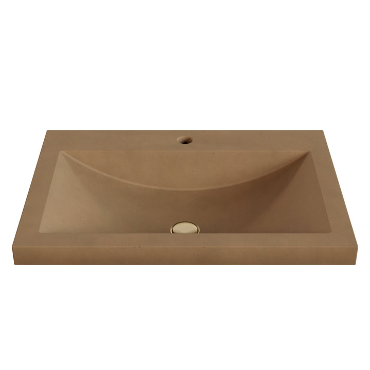 Nero Barrel Drop-In Faucet Ledge Sink - 26"