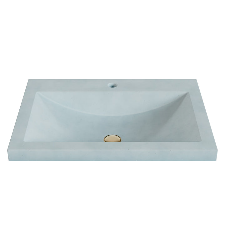 Nero Barrel Drop-In Faucet Ledge Sink - 26"