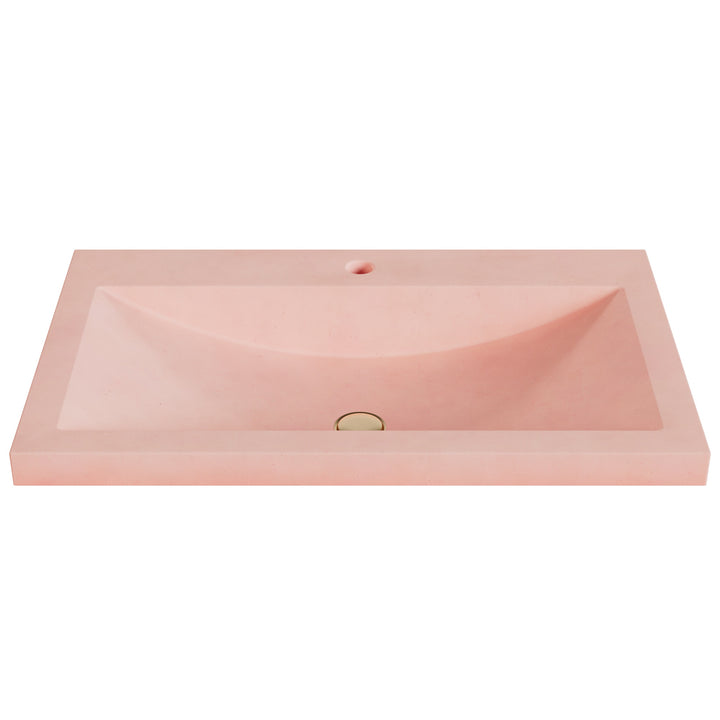 Nero Barrel Drop-In Faucet Ledge Sink - 30"