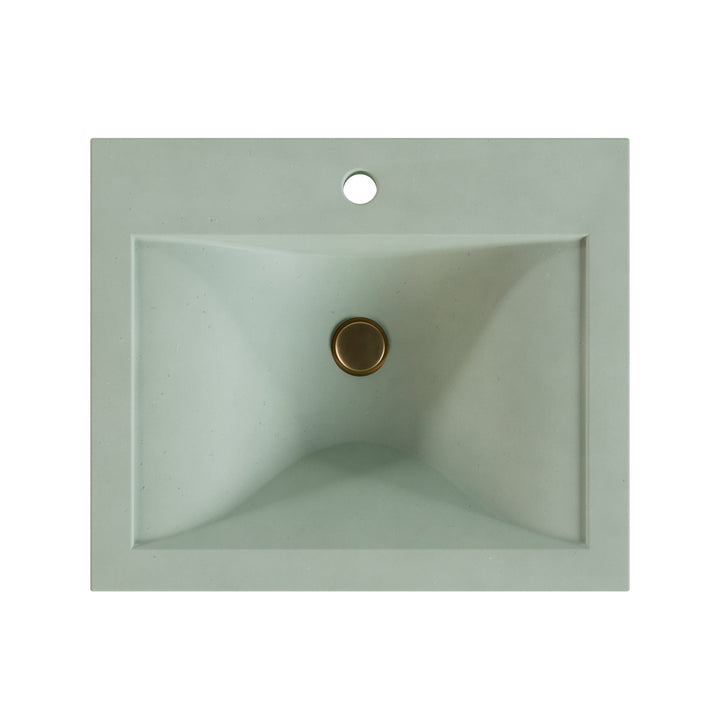 Nojiko Wave Drop-In Faucet Ledge Sink - 22"