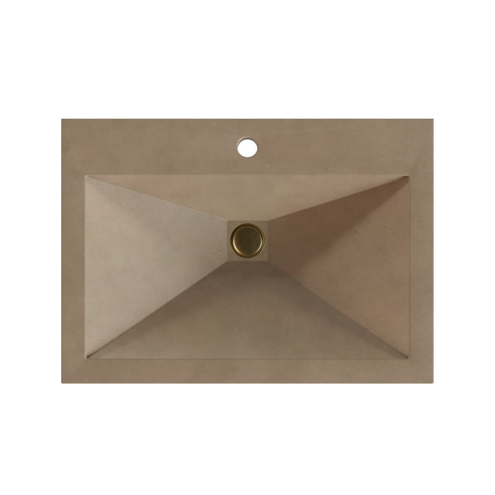 Sheeta Prism Drop-In Faucet Ledge Sink - 26"