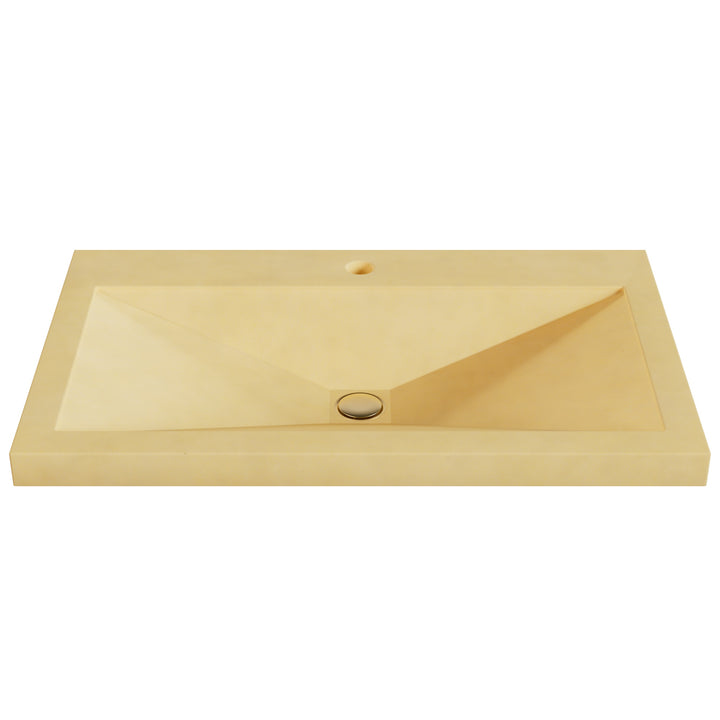 Sheeta Prism Drop-In Faucet Ledge Sink - 30"