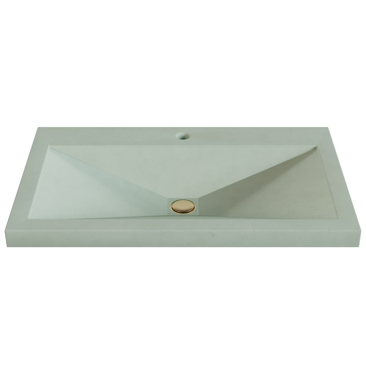 Sheeta Prism Drop-In Faucet Ledge Sink - 30"