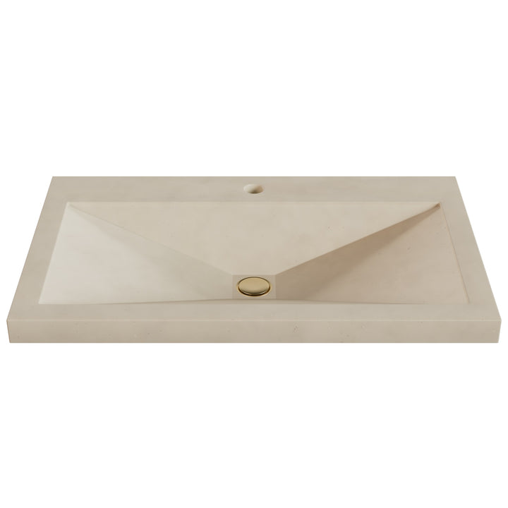 Sheeta Prism Drop-In Faucet Ledge Sink - 30"