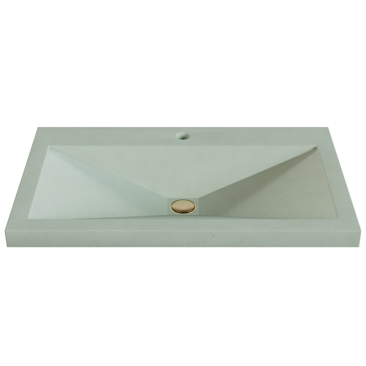 Sheeta Prism Drop-In Faucet Ledge Sink - 30"
