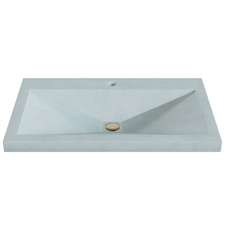 Sheeta Prism Drop-In Faucet Ledge Sink - 30"