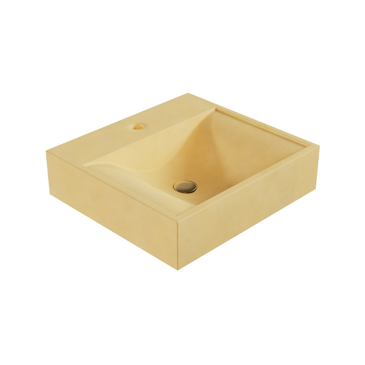 Sosuke Wave Vessel Faucet Ledge Sink - 20"