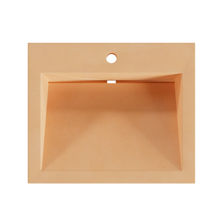Suzume Ramp Drop-In Faucet Ledge Sink - 22"