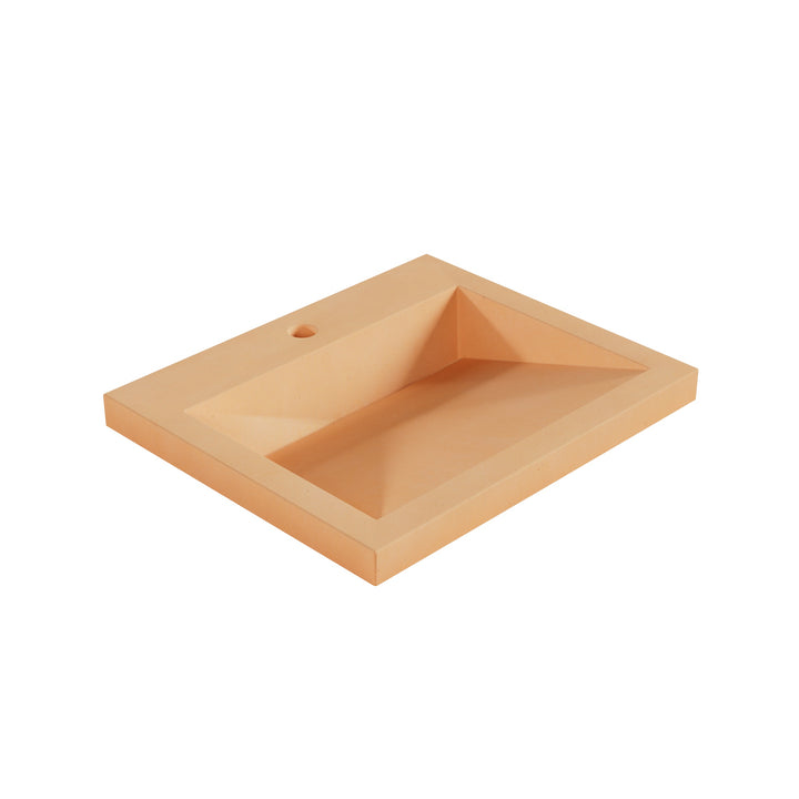 Suzume Ramp Drop-In Faucet Ledge Sink - 22"
