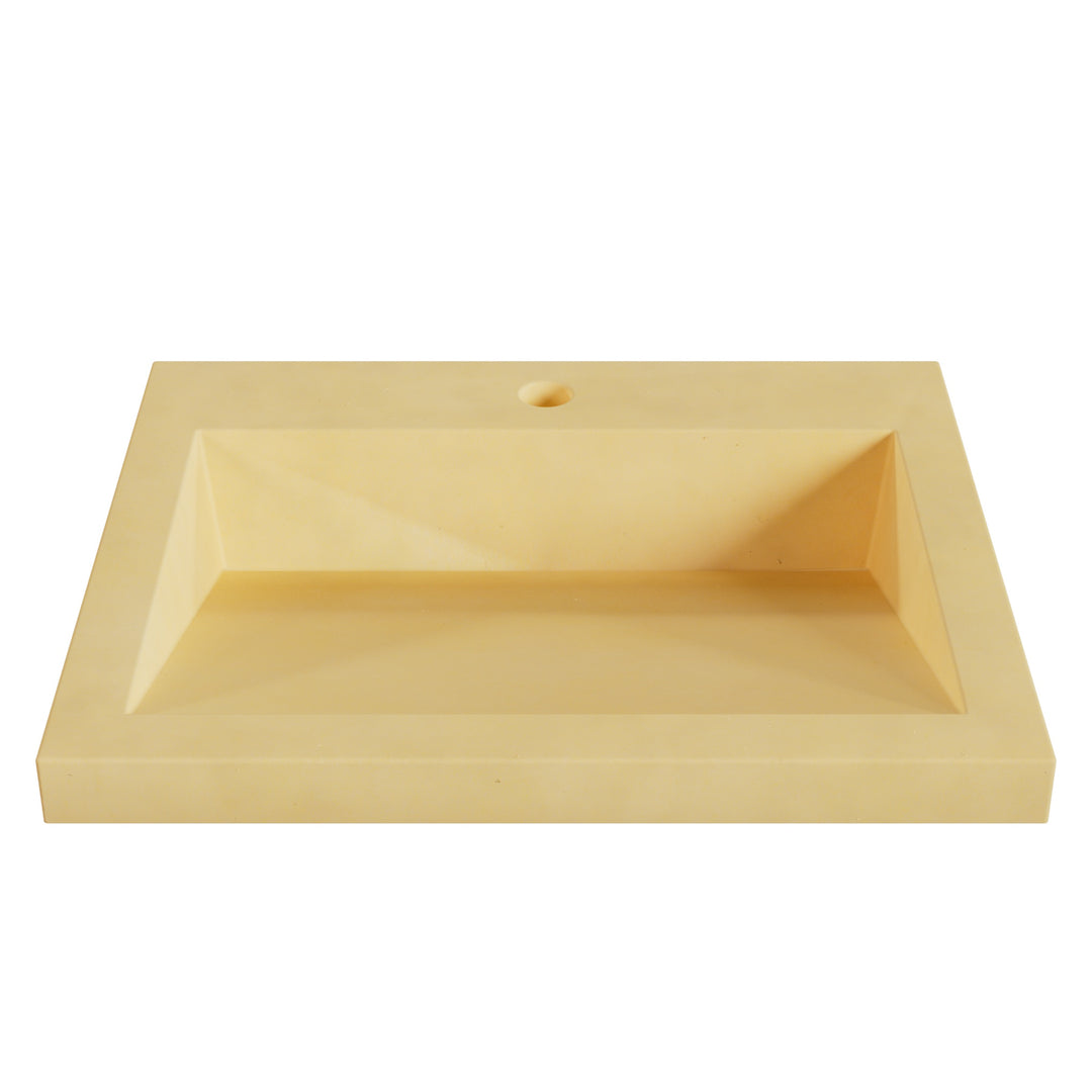 Suzume Ramp Drop-In Faucet Ledge Sink - 22"