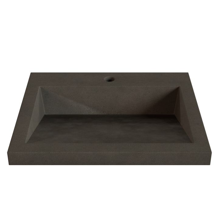 Suzume Ramp Drop-In Faucet Ledge Sink - 22"