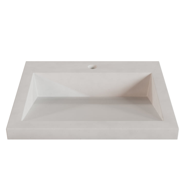 Suzume Ramp Drop-In Faucet Ledge Sink - 22"