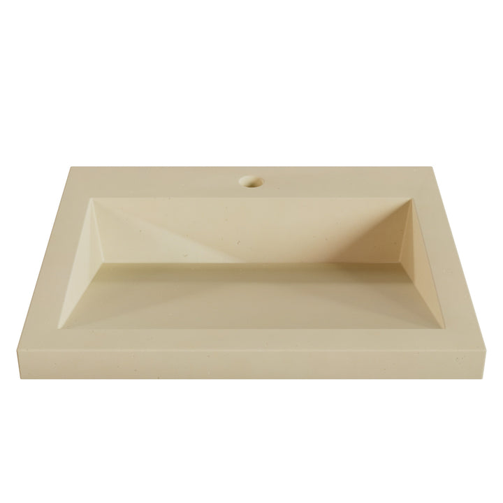 Suzume Ramp Drop-In Faucet Ledge Sink - 22"