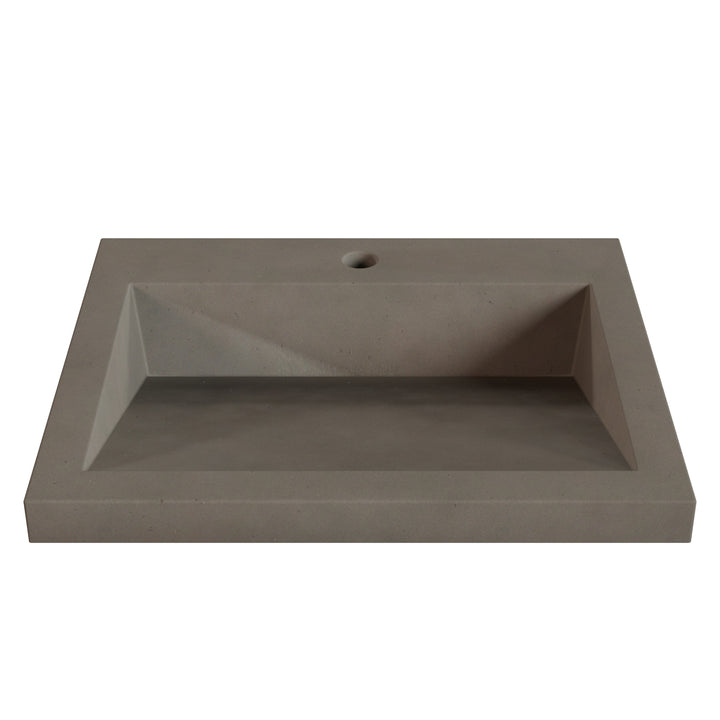 Suzume Ramp Drop-In Faucet Ledge Sink - 22"