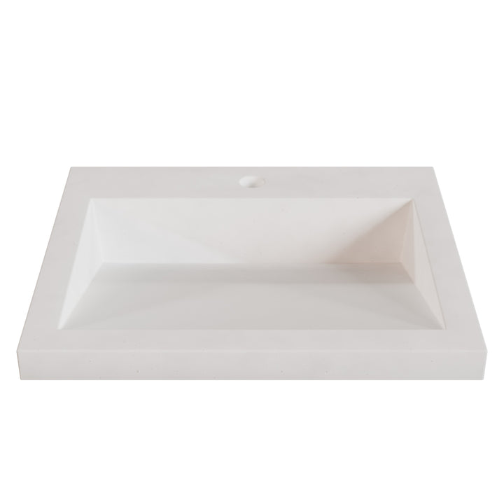 Suzume Ramp Drop-In Faucet Ledge Sink - 22"