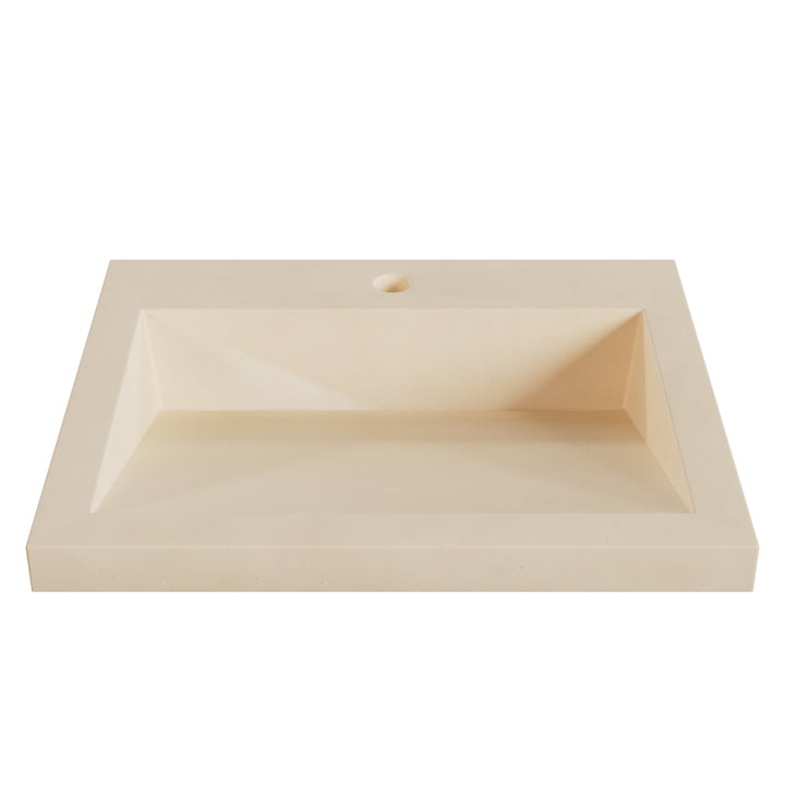 Suzume Ramp Drop-In Faucet Ledge Sink - 22"