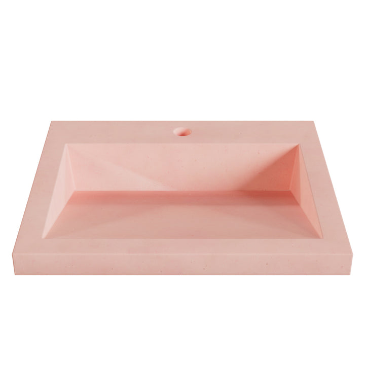 Suzume Ramp Drop-In Faucet Ledge Sink - 22"