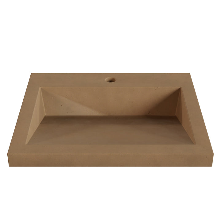Suzume Ramp Drop-In Faucet Ledge Sink - 22"