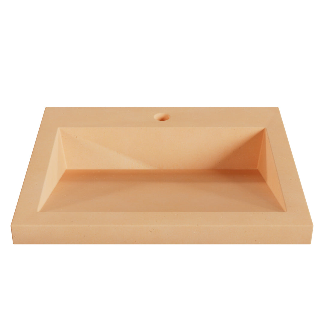 Suzume Ramp Drop-In Faucet Ledge Sink - 22"