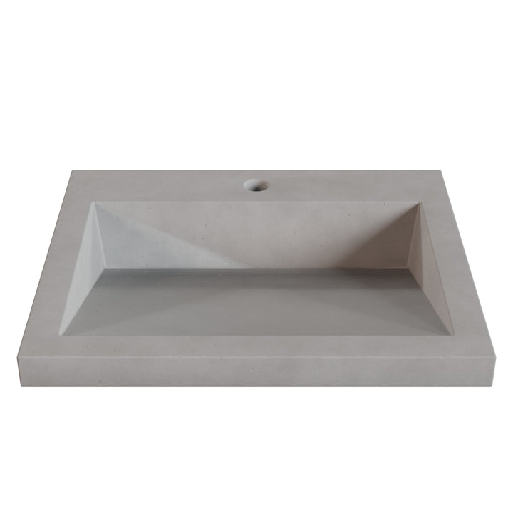Suzume Ramp Drop-In Faucet Ledge Sink - 22"